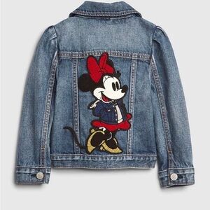 GAP Kids Denim Jacket with Minnie Mouse Patch